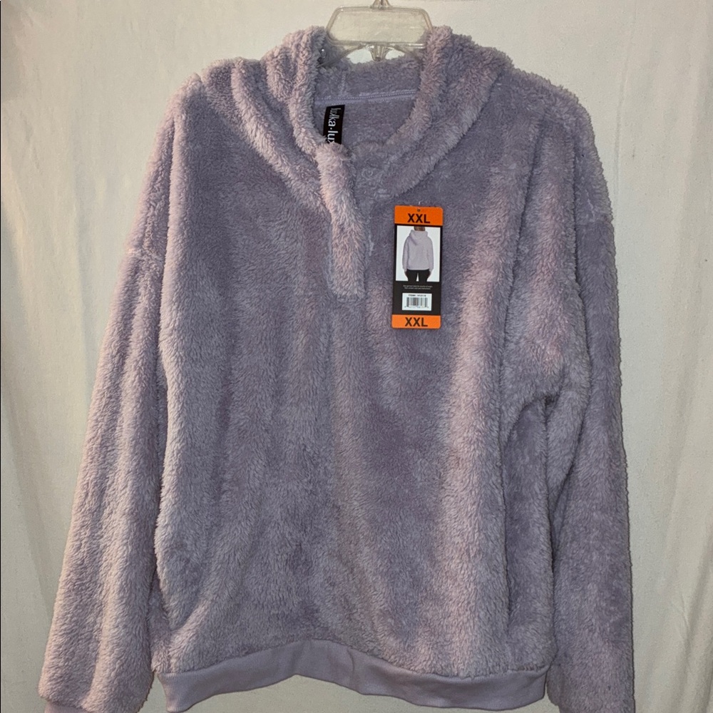 lukka Plush Lavender Pullover Sweater